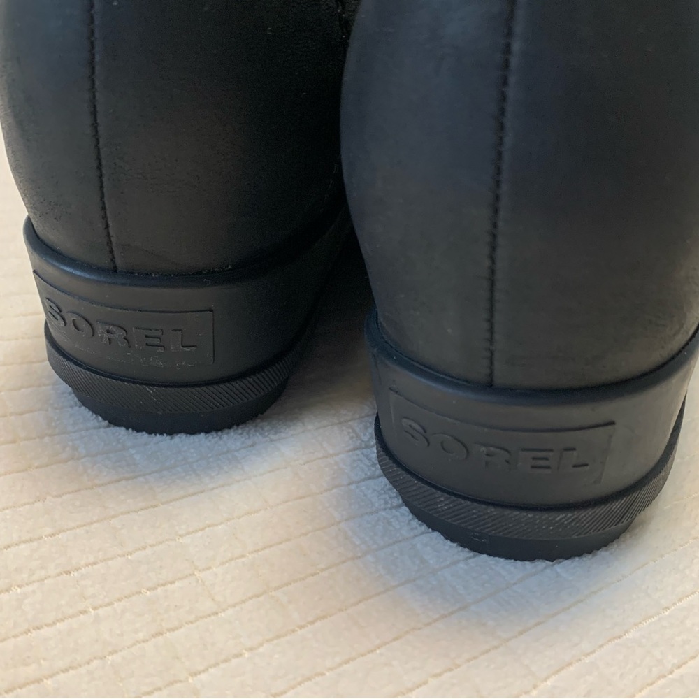 Sorel black leather ankle boots - Picture 5 of 16